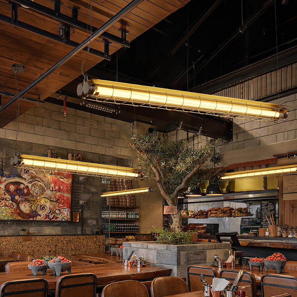 Arsorisra Industrial Linear Pendant Light - Hey Lighting