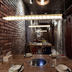 Arsorisra Industrial Linear Pendant Light - Hey Lighting