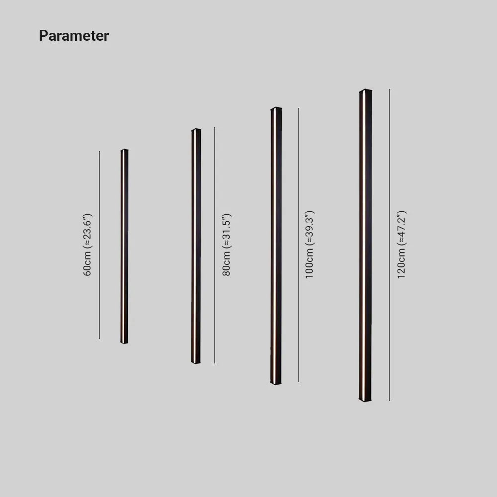 Gravo Minimalist Linear Metal/Acrylic Wall Lamp, Gold/Black/White - Hey Lighting