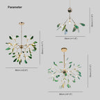 Aria Agate Creative Colourful Chandelier Bedroom/Living Room - Hey Lighting