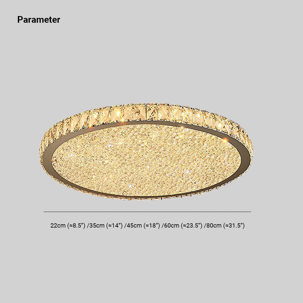 Eliza Luxury Crystal Ceiling Light - Hey Lighting