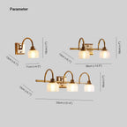Arisha Prismatic Glass Vanity Wall Lamp - Hey Lighting