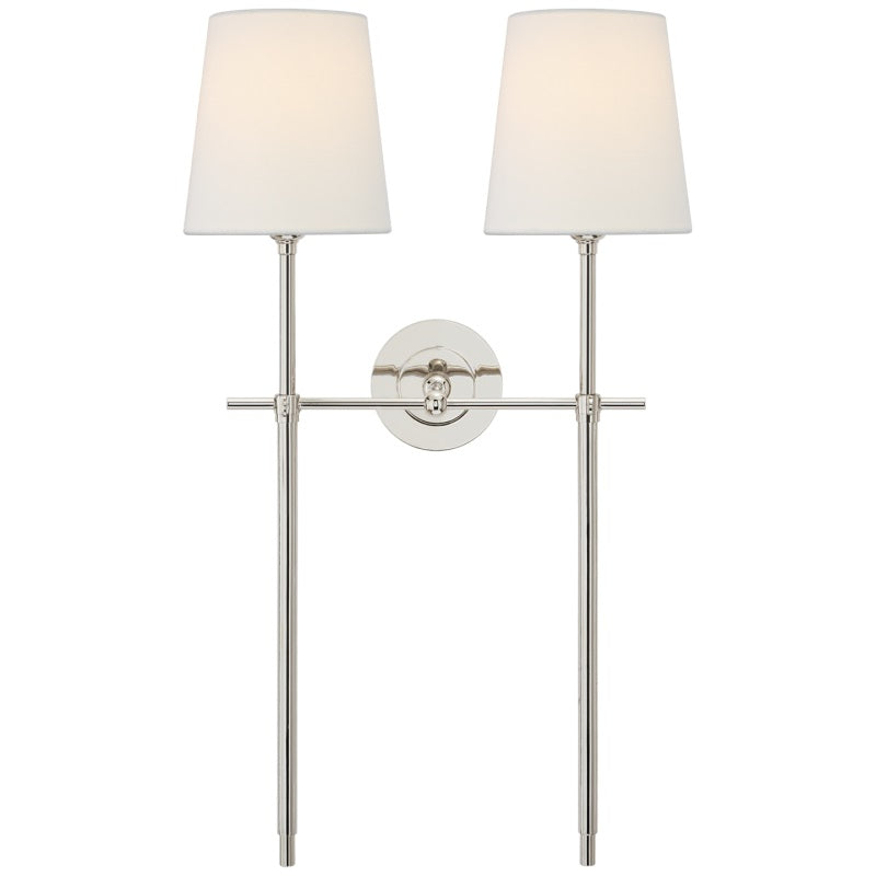 Theodore Wall Lamp Brass Fabric - Hey Lighting