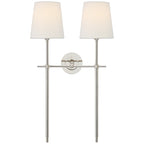 Theodore Wall Lamp Brass Fabric - Hey Lighting