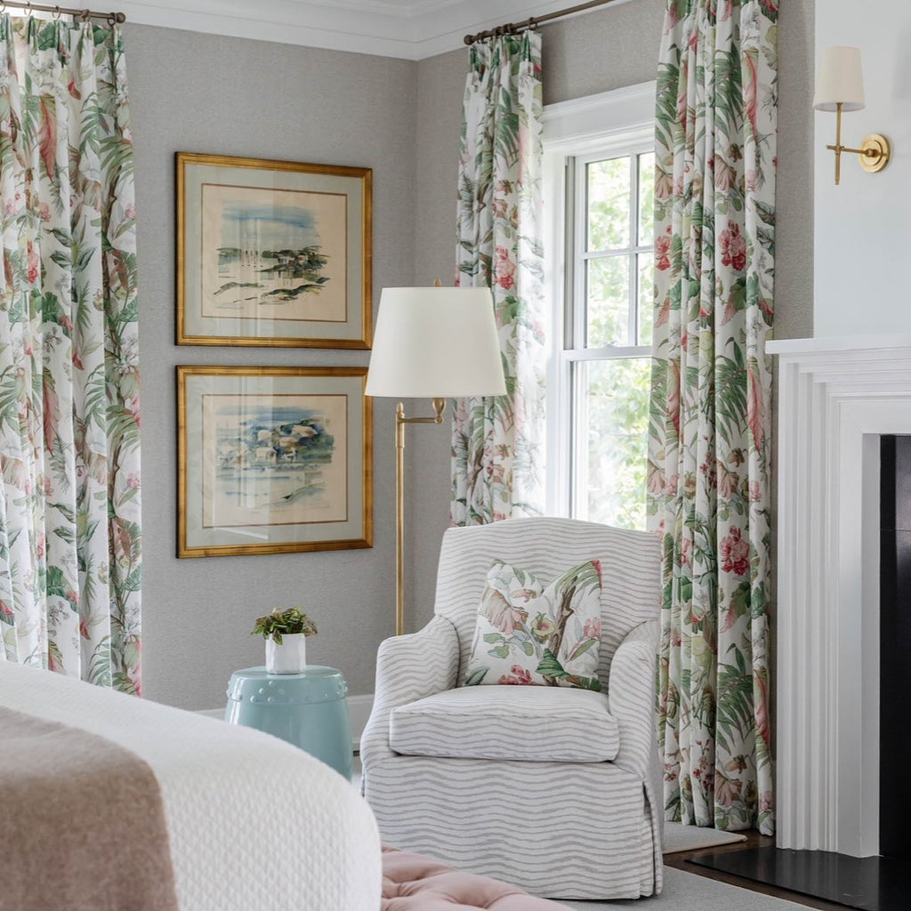 Theodore Wall Lamp Brass Fabric - Hey Lighting