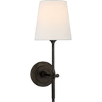 Theodore Wall Lamp Brass Fabric - Hey Lighting