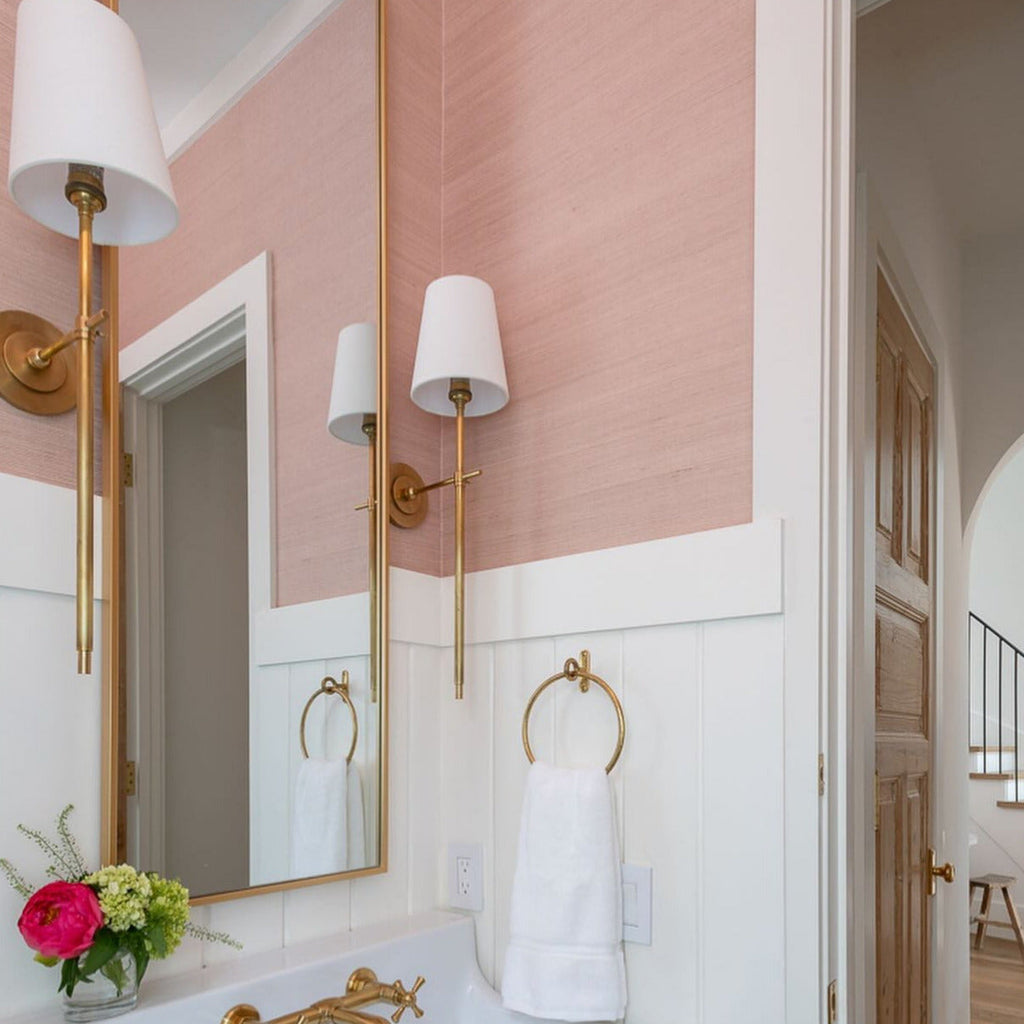 Theodore Wall Lamp Brass Fabric - Hey Lighting