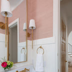 Theodore Wall Lamp Brass Fabric - Hey Lighting