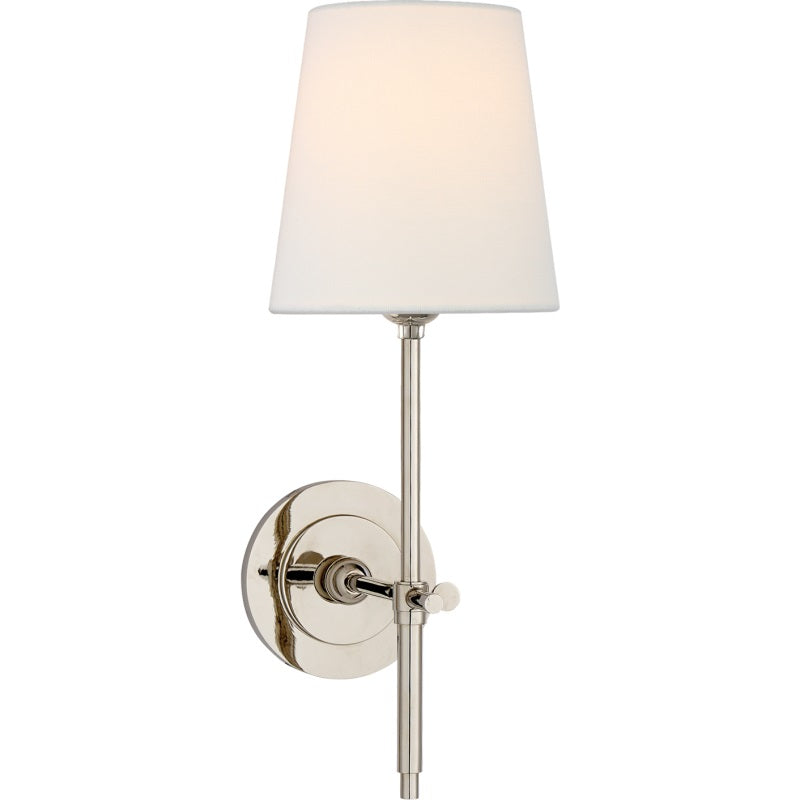 Theodore Wall Lamp Brass Fabric - Hey Lighting