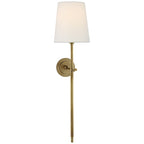 Theodore Wall Lamp Brass Fabric - Hey Lighting