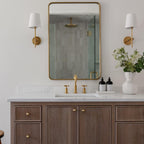 Theodore Wall Lamp Brass Fabric - Hey Lighting