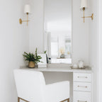 Theodore Wall Lamp Brass Fabric - Hey Lighting