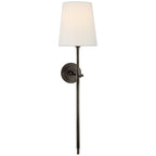 Theodore Wall Lamp Brass Fabric - Hey Lighting