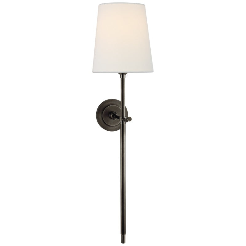 Theodore Wall Lamp Brass Fabric - Hey Lighting