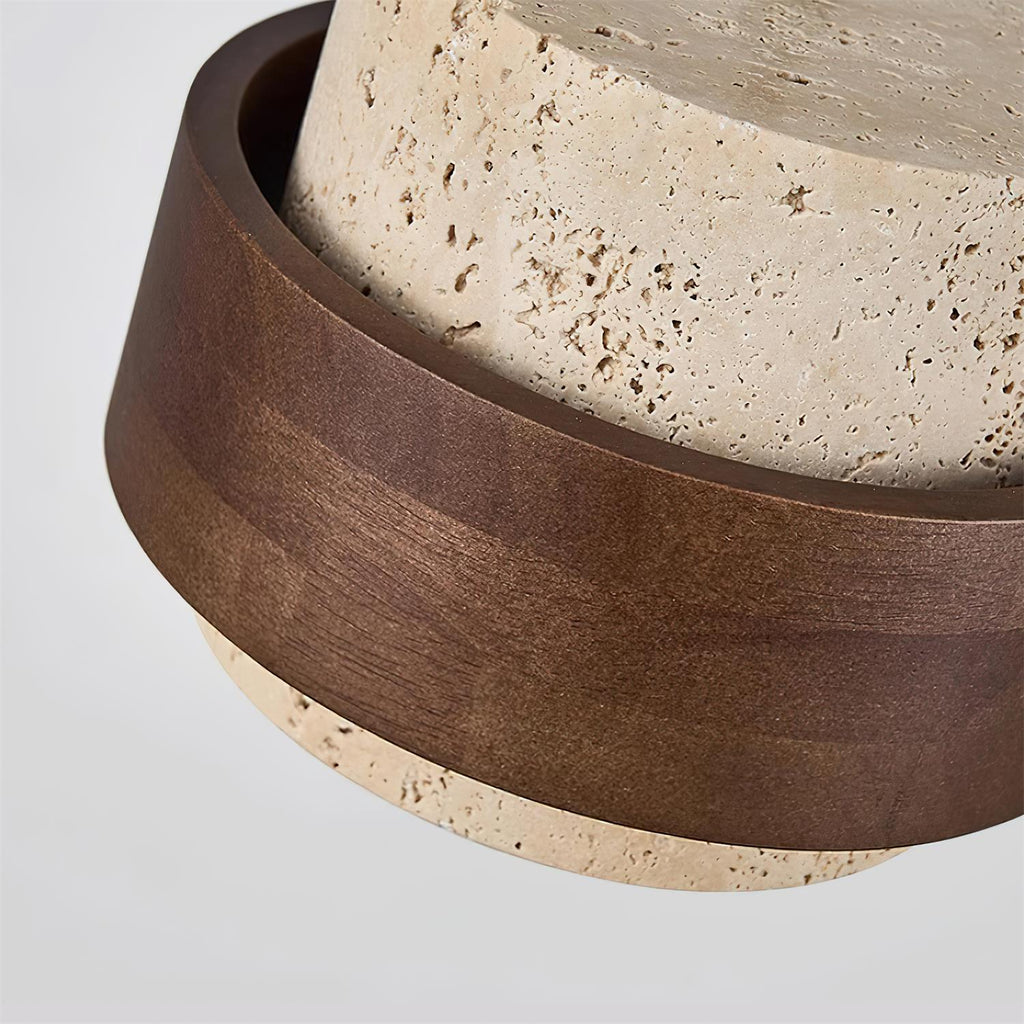 Perra Pendant Light Travertine - Hey Lighting