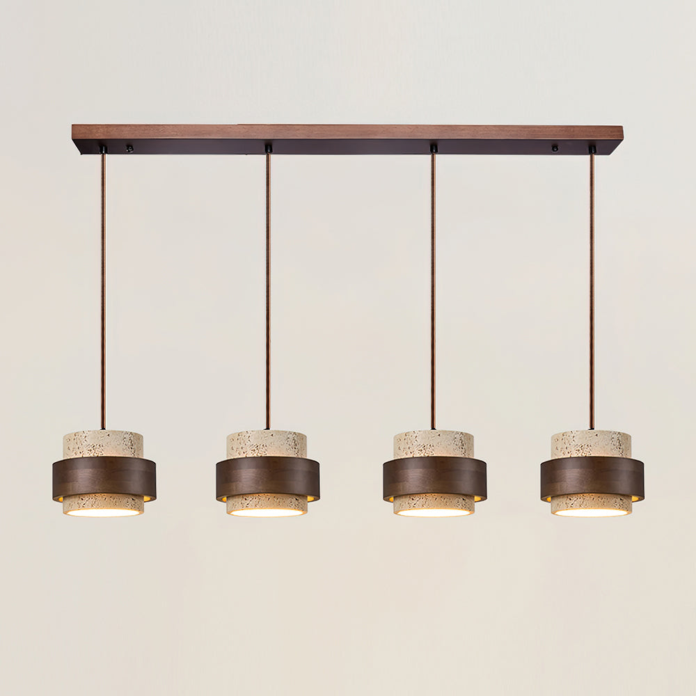 Perra Pendant Light Travertine - Hey Lighting