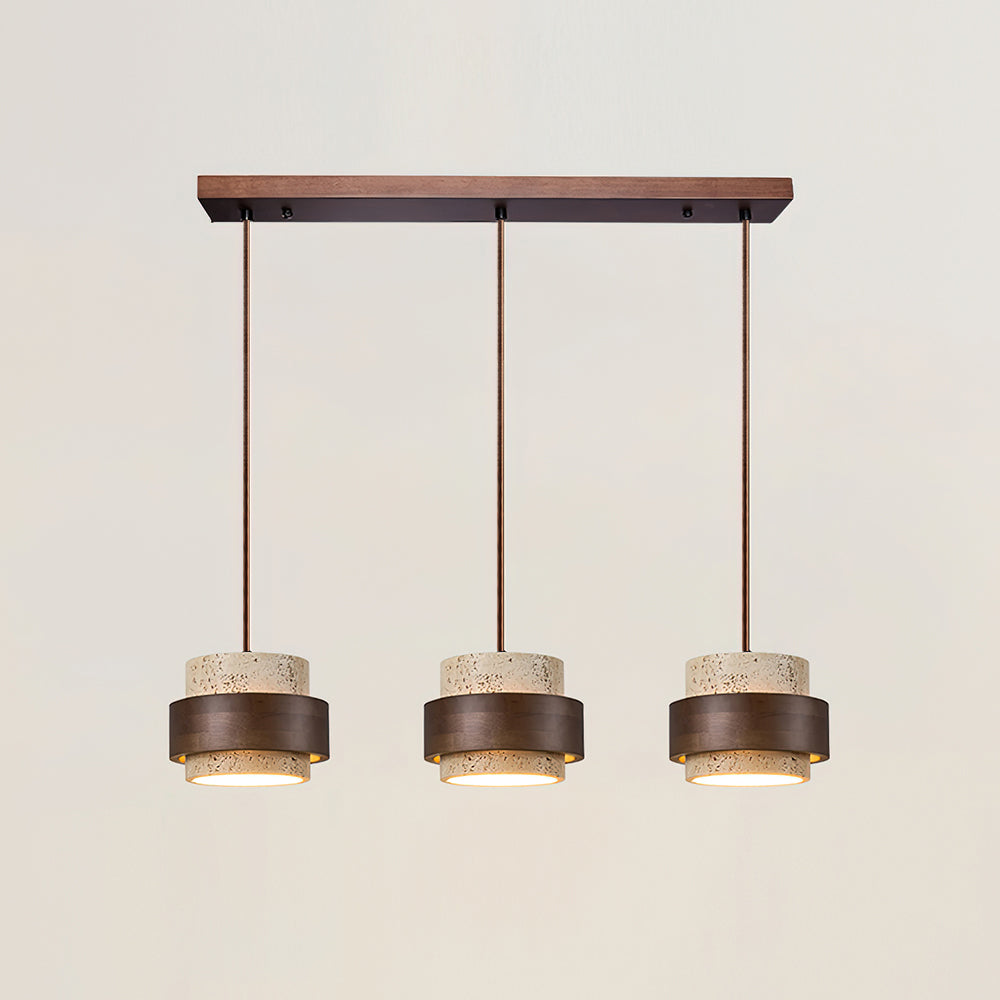 Perra Pendant Light Travertine - Hey Lighting