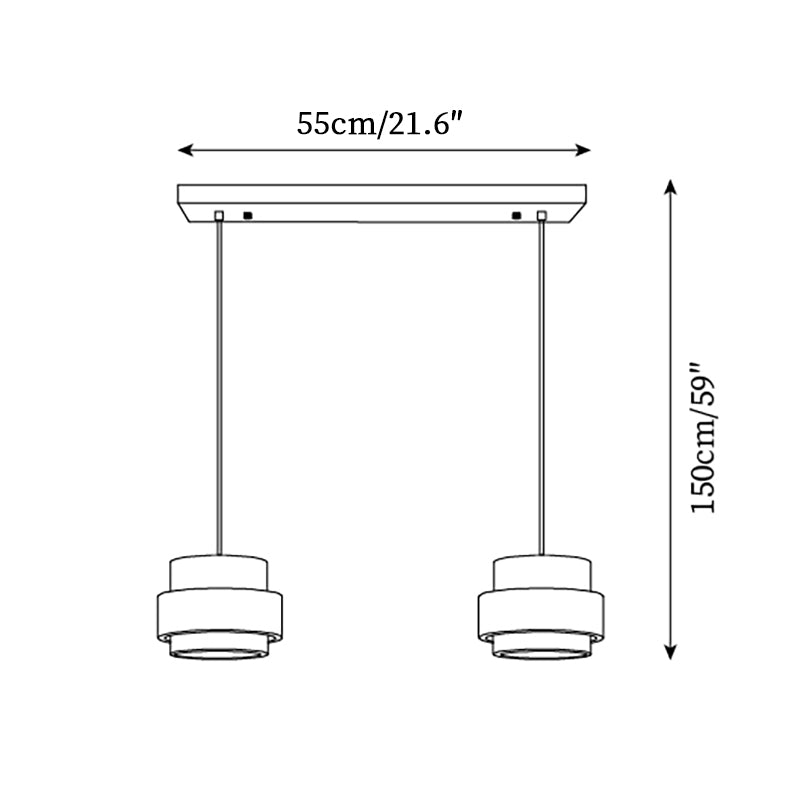 Perra Pendant Light Travertine - Hey Lighting