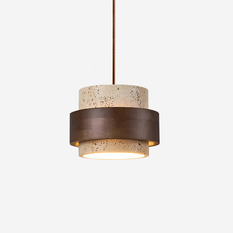Perra Pendant Light Travertine - Hey Lighting