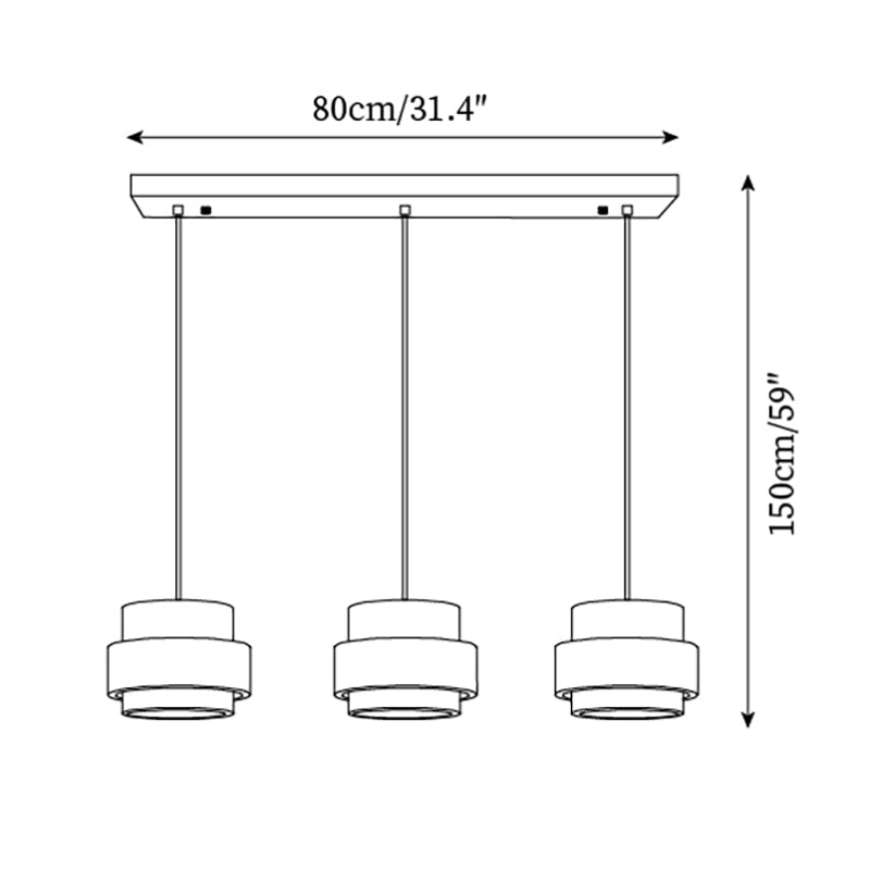 Perra Pendant Light Travertine - Hey Lighting