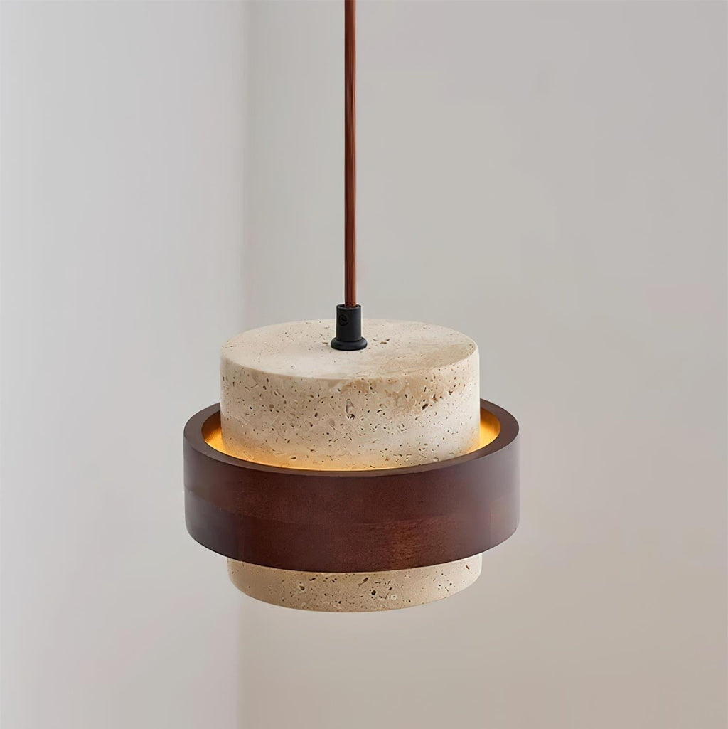 Perra Pendant Light Travertine - Hey Lighting