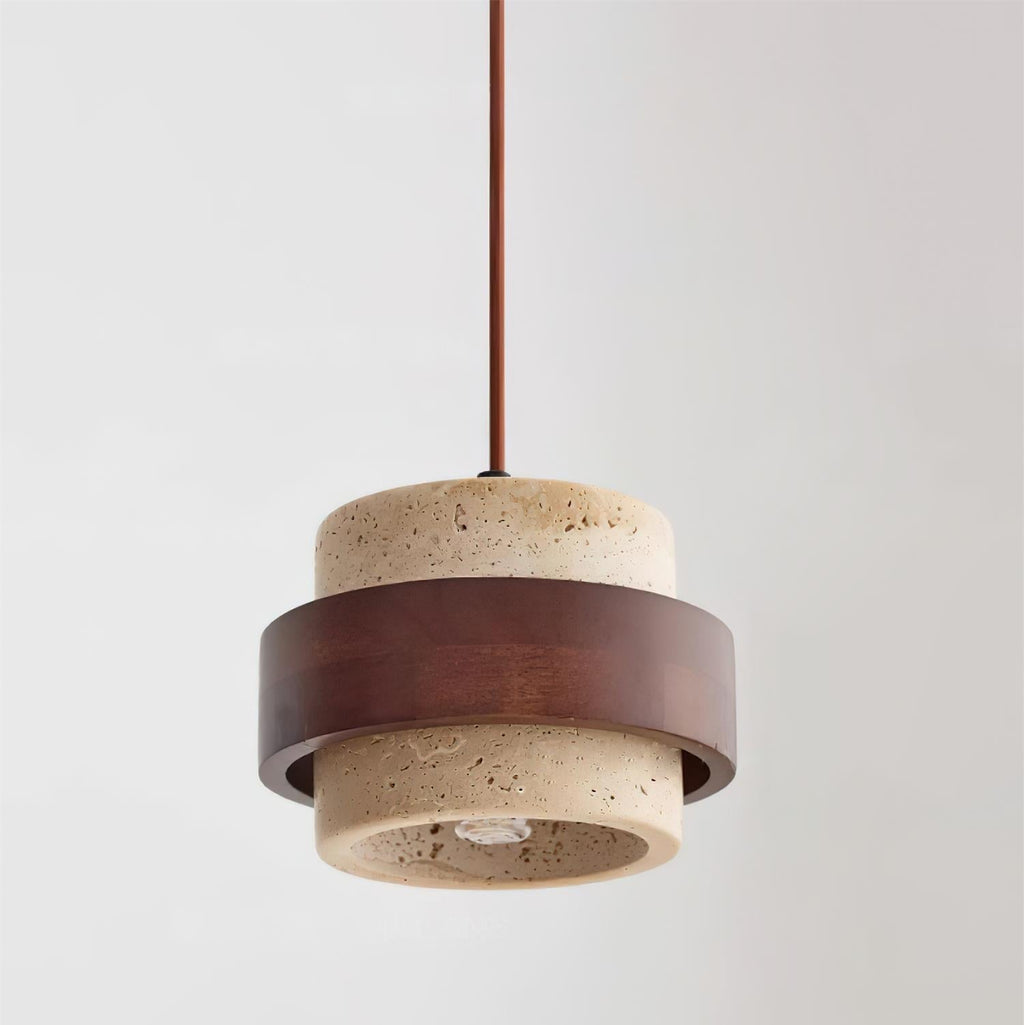 Perra Pendant Light Travertine - Hey Lighting