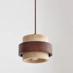 Perra Pendant Light Travertine - Hey Lighting