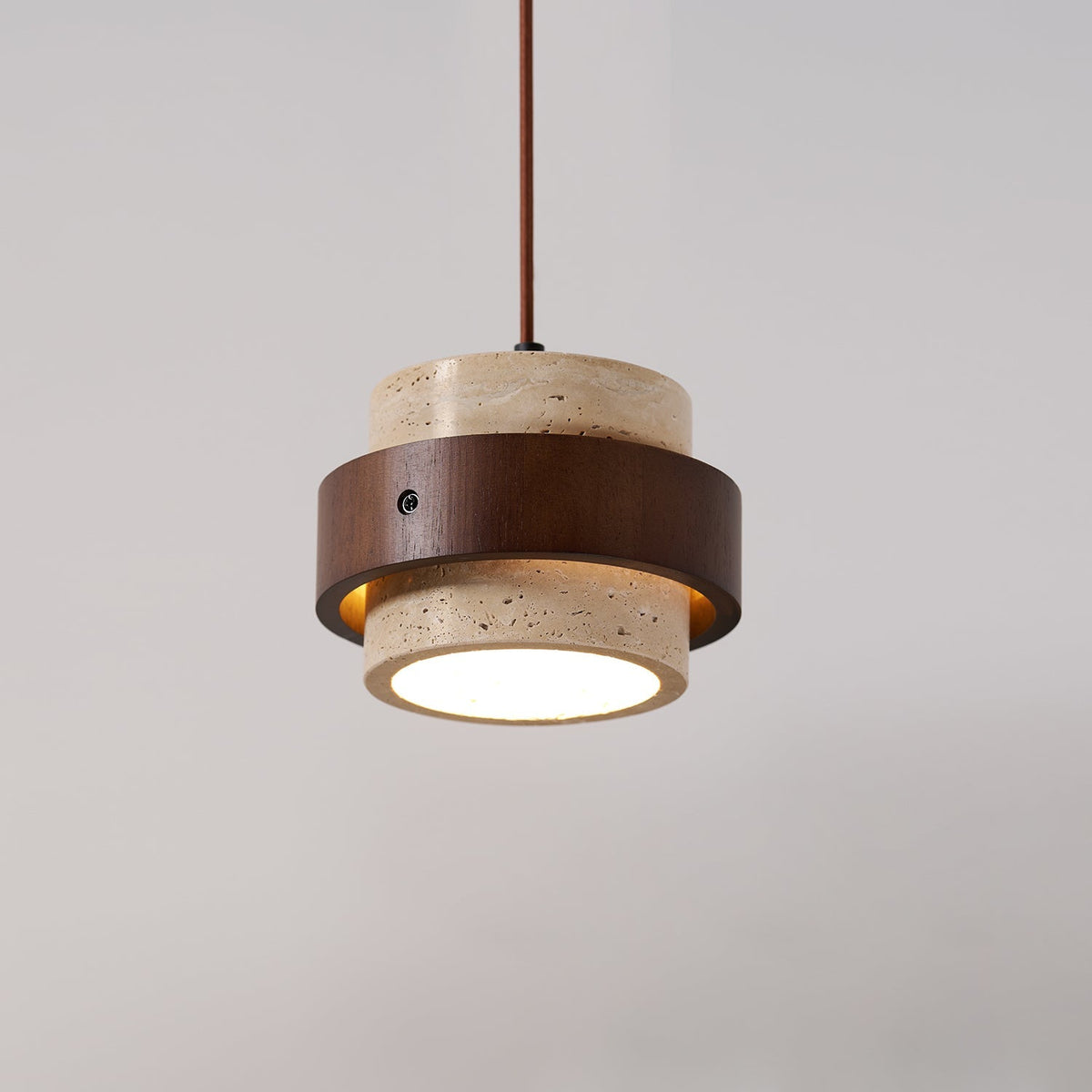 Perra Pendant Light Travertine - Hey Lighting