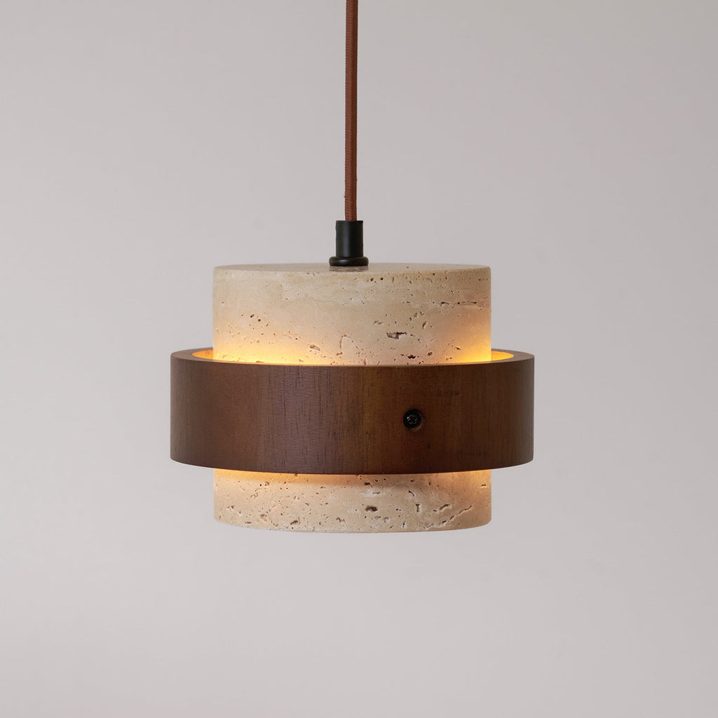 Perra Pendant Light Travertine - Hey Lighting