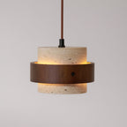 Perra Pendant Light Travertine - Hey Lighting