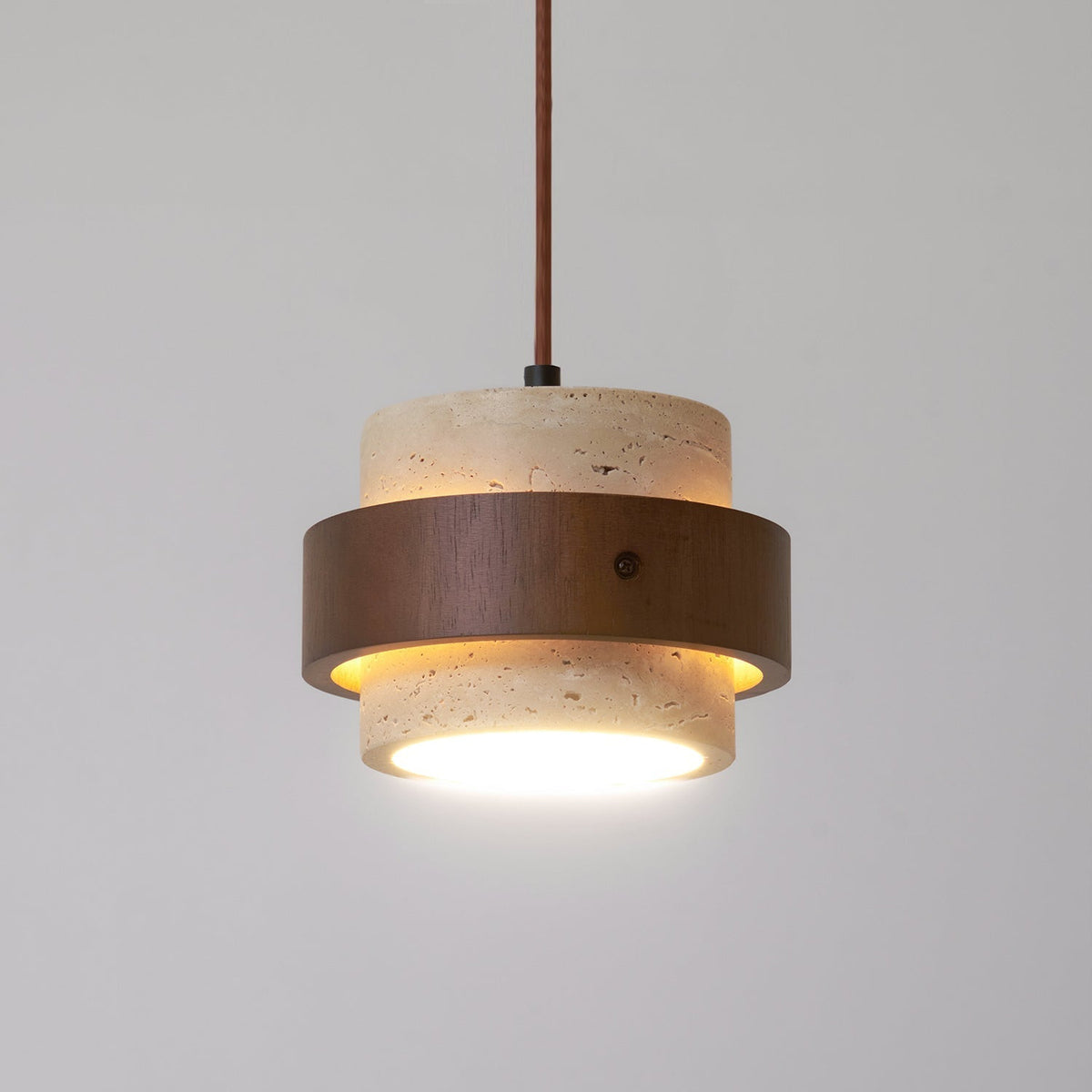 Perra Pendant Light Travertine - Hey Lighting