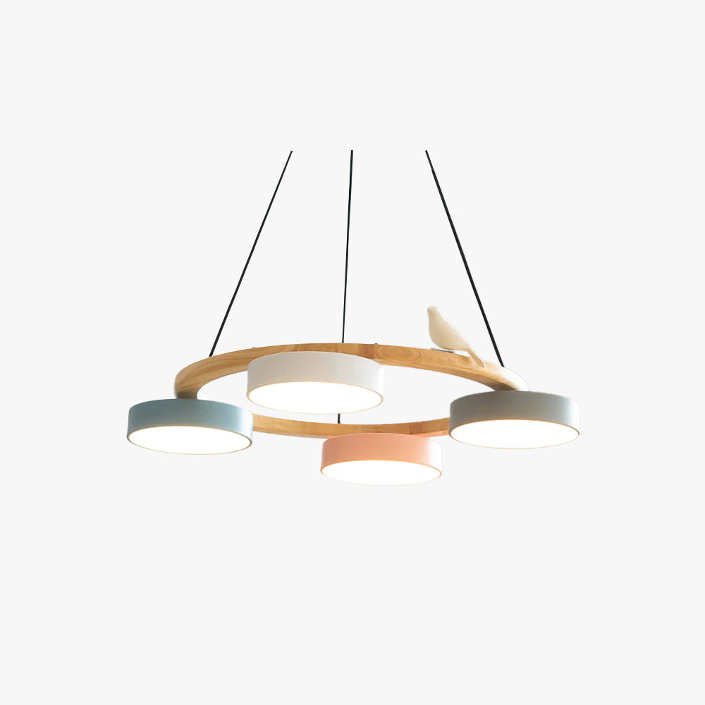 Cliff Chandelier Bird Round - Hey Lighting