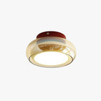 June Retro Glass Flush Mount Ceiling Light - Hey Lighting