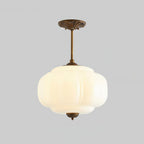 Eldio Green Glass Semi Flush Mount Light - Hey Lighting