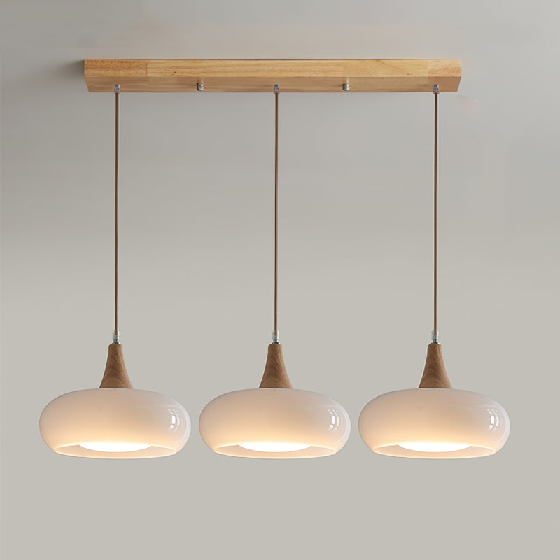 Charlotte Wood and Glass Pendant Light – product view