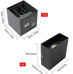 Nexu Modern Adjustable Square Outdoor Wall Lamp LED - Hey Lighting