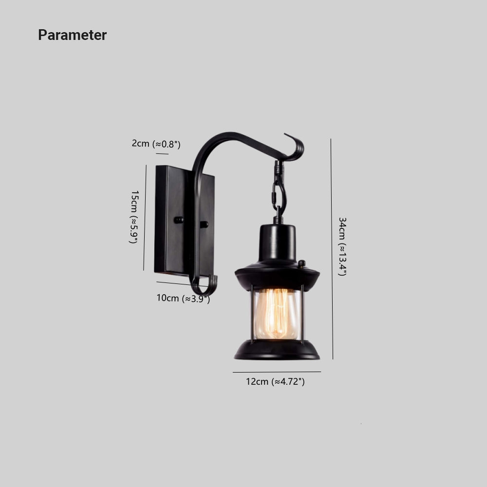Etra Industrial Style Indoor Retro Wall Lamp - Hey Lighting