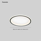 Quasso Flush Mount Ceiling Light Modern LED Round - Hey Lighting