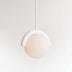 Uveta Linear Chandelier Red&Silver - Hey Lighting