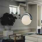 Uveta Linear Chandelier Red&Silver - Hey Lighting