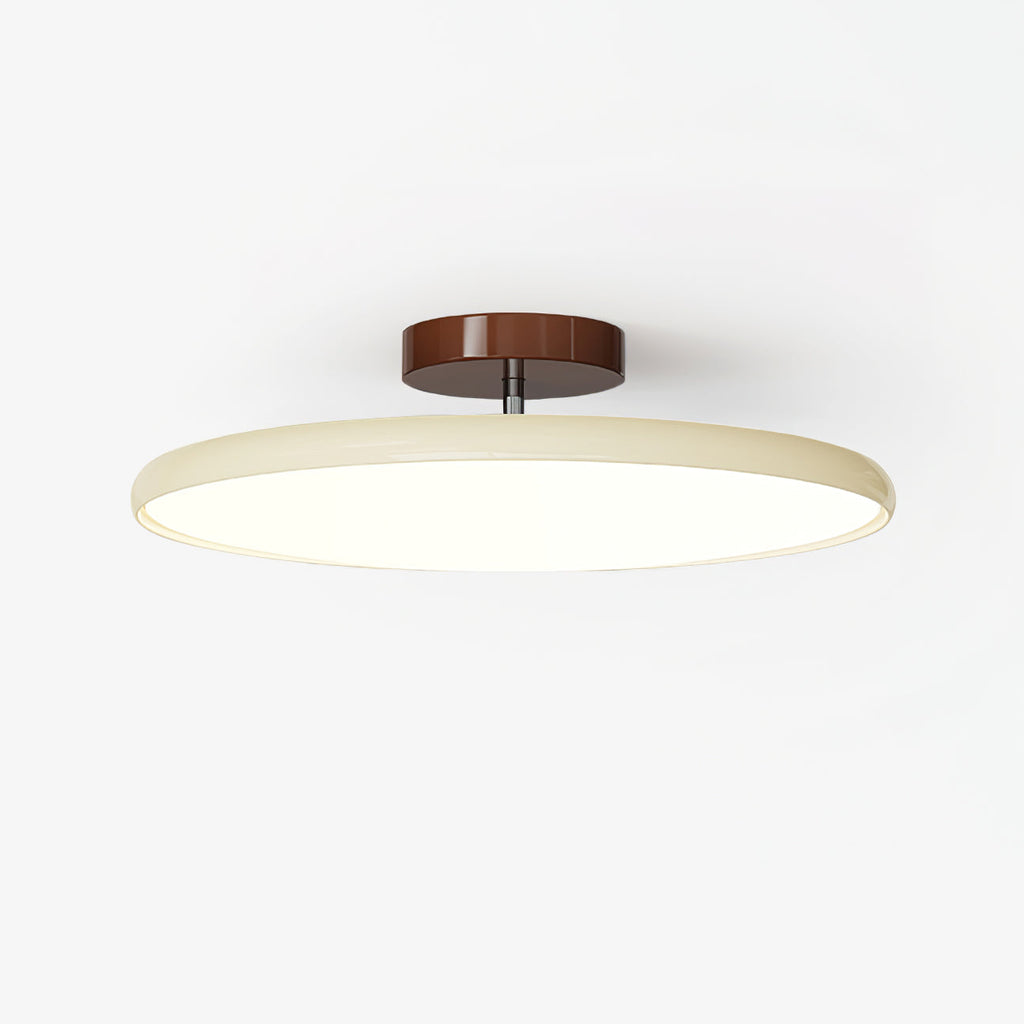 Fyne Adjustable LED Flush Ceiling Light – D30 CM – Beige – Warm Light