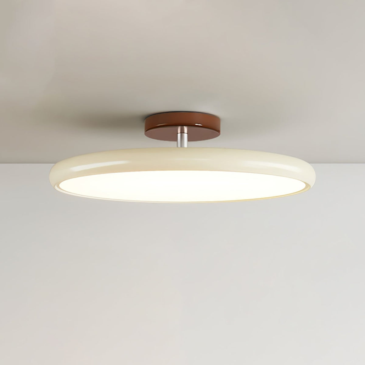 Fyne Adjustable LED Flush Ceiling Light – D40 CM – Green – Remote-control dimmable
