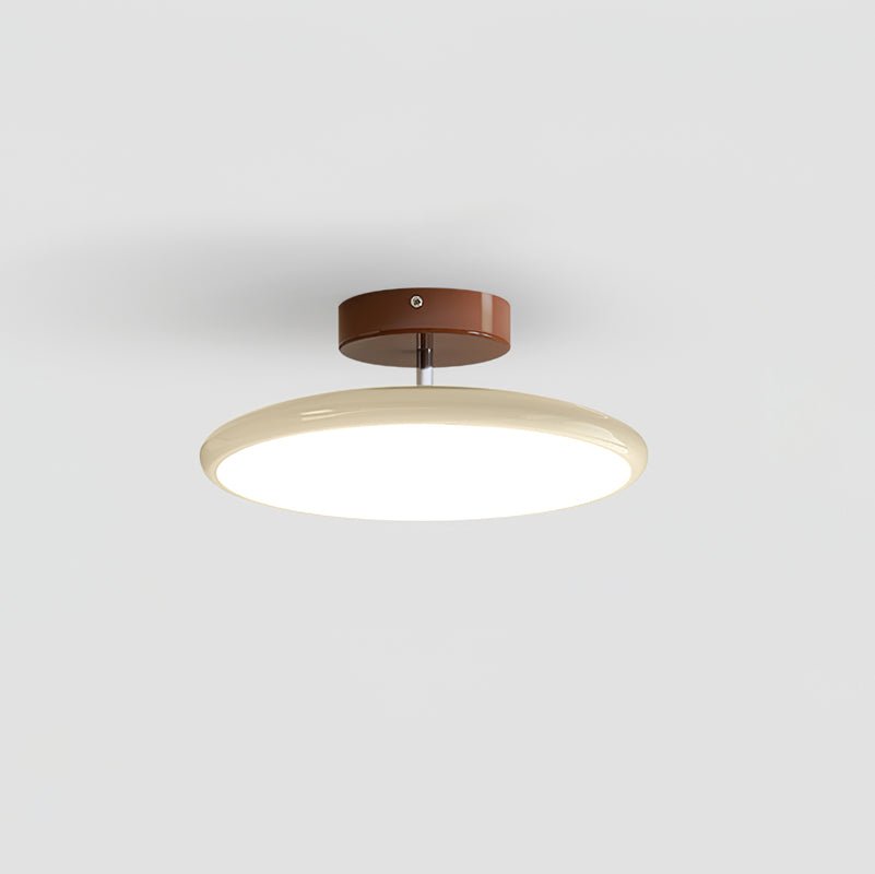 Fyne Adjustable LED Flush Ceiling Light – D40 CM – Beige – Warm Light