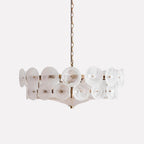 Ventilo Amber Glass Chandelier - Hey Lighting