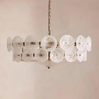Ventilo Amber Glass Chandelier - Hey Lighting