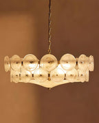 Ventilo Amber Glass Chandelier - Hey Lighting