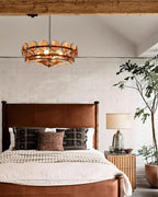 Ventilo Amber Glass Chandelier - Hey Lighting