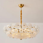 Ventilo Amber Glass Chandelier - Hey Lighting