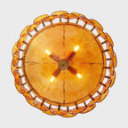 Ventilo Amber Glass Chandelier - Hey Lighting