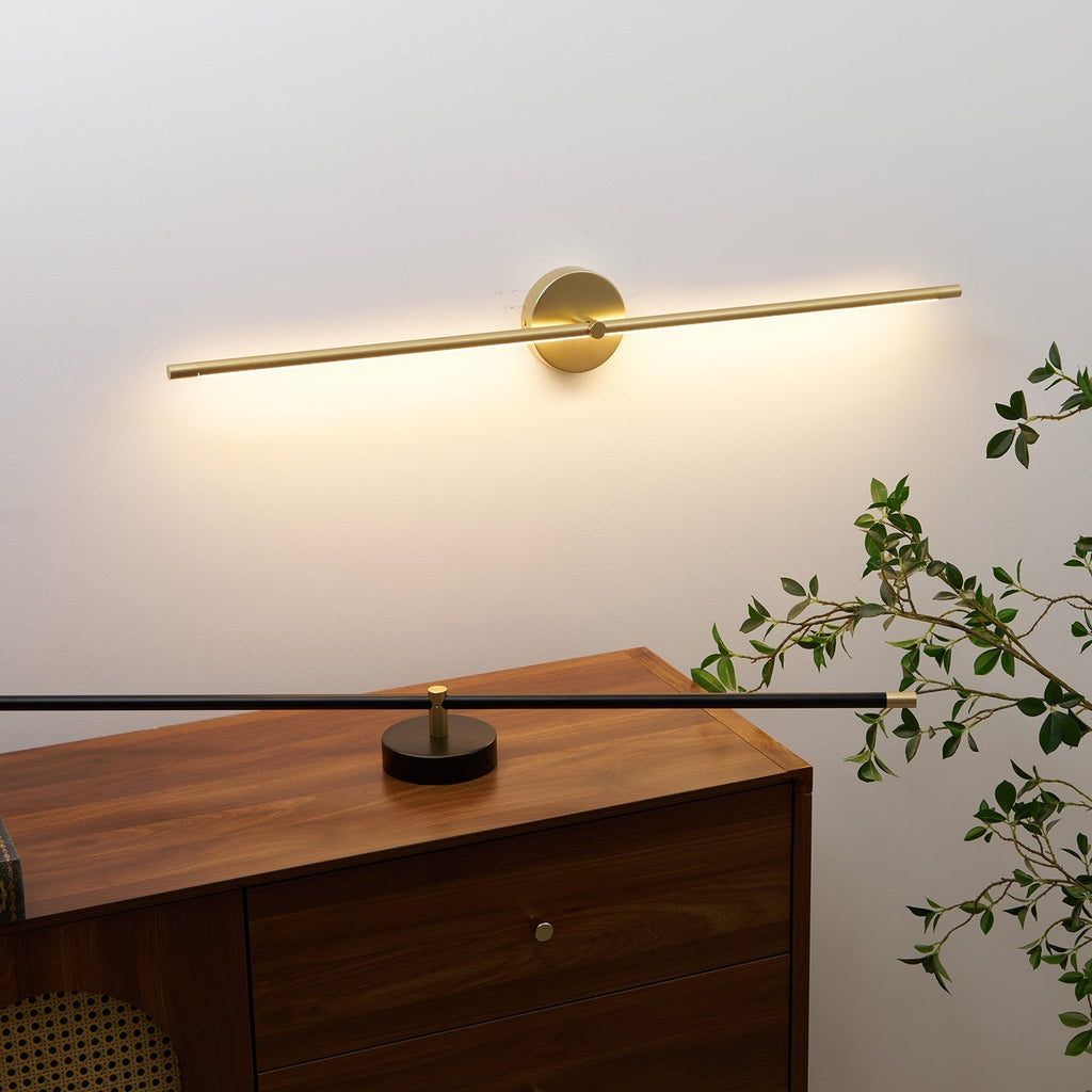 Wall Lamp Minimalist Linear Rod Double End Accent Modern Style - Hey Lighting